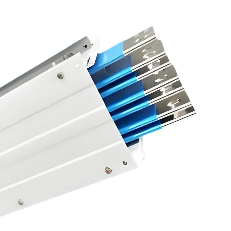 Voie blindée horizontale isolée par air